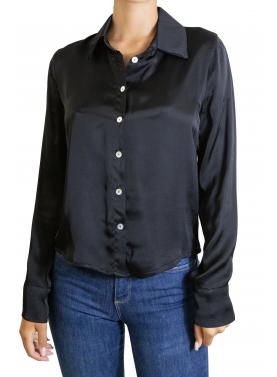 Camicia in viscosa con colletto